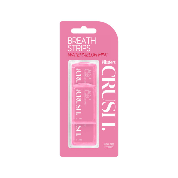 Piksters Crush Breath Strips Watermelon 72 pack