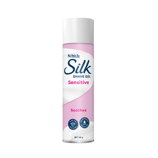 Schick Silk Womens Foaming Shave Gel Sensitive 198g