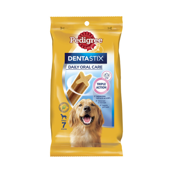 Pedigree Dentastix Large Dog Treats Daily Oral Care Dental Chews | 7 pack