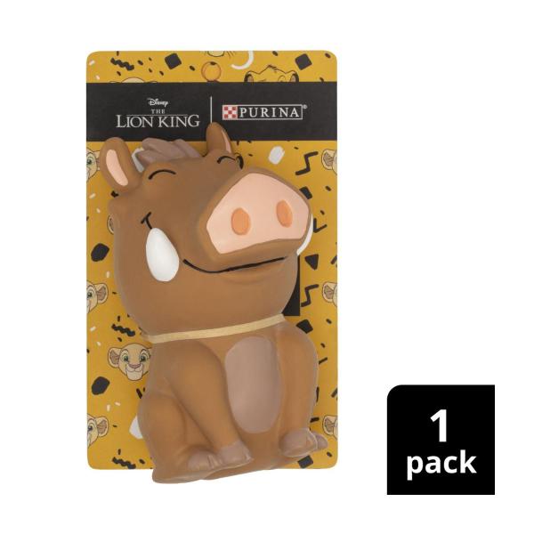 Disney Lion King Pumbaa Latex Dog Toy