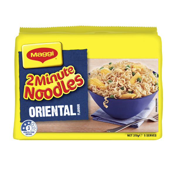 Maggi 2 Minute Instant Noodles Oriental Flavour 5 Pack