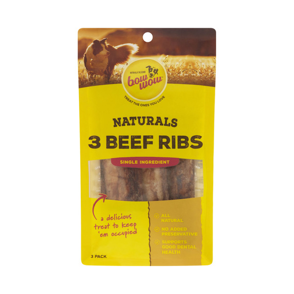 Bow Wow Beef Ribs Dog Treat