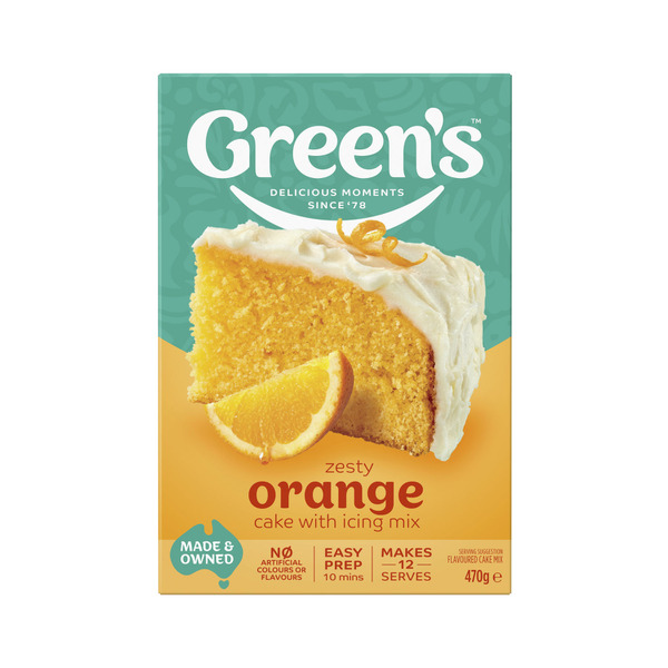 Green's Traditional Zesty Orange Cake Mix