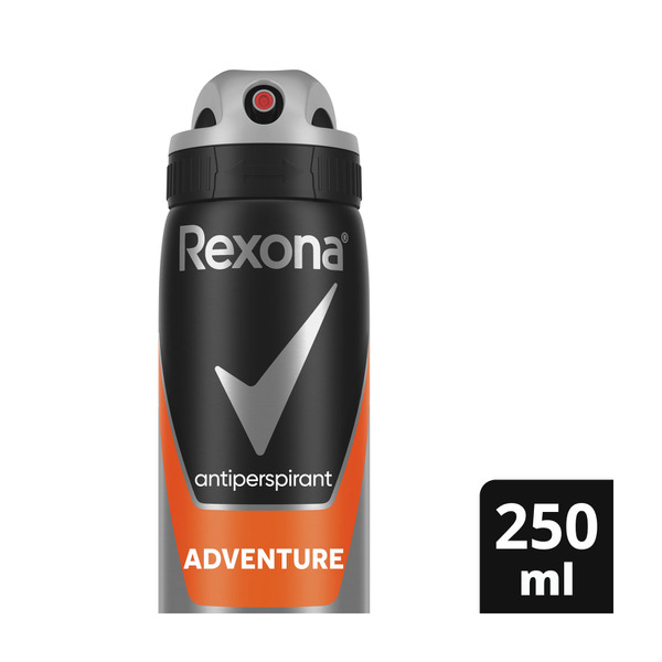 Rexona Men's Antiperspirant Aerosol Deodorant Adventure