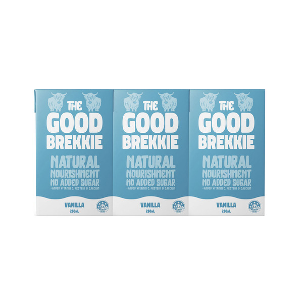 The Good Brekkie Vanilla 3x250mL