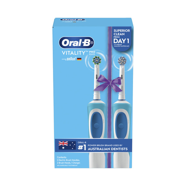 Oral B Vitality Twin Pack Electric Toothbrush