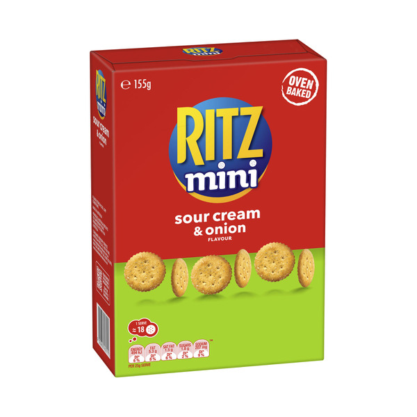Ritz Sharepack Mini Crackers Sour Cream + Onion