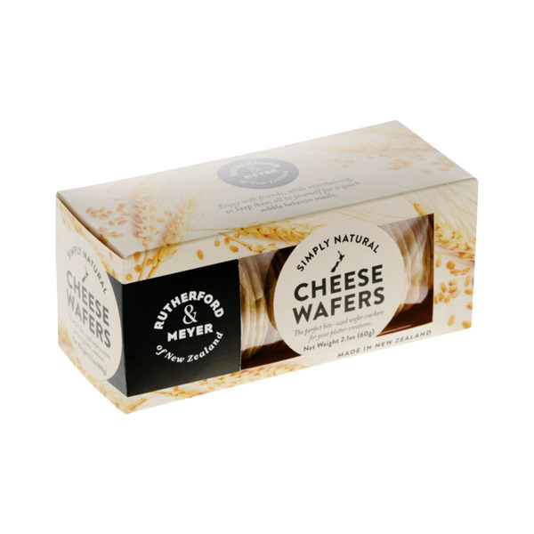 Rutherford & Meyer Gourmet Cheese Wafers Natural