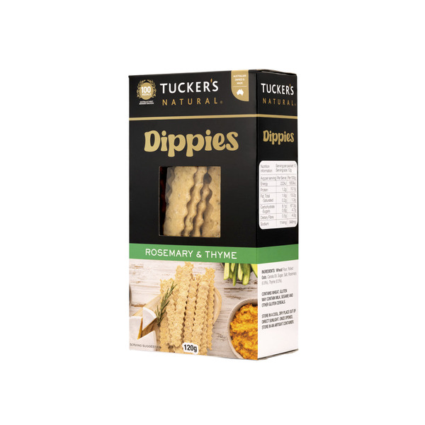 Tucker's Dippies Crackers Rosemary & Thyme