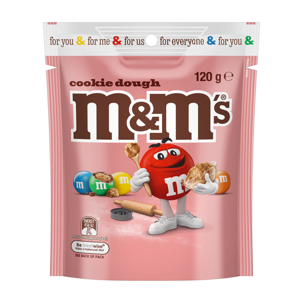 M&M'S Milk Chocolate Cookie Dough Snack & Share Bag