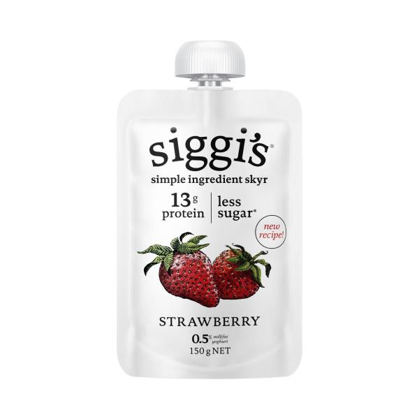 Siggi's Yoghurt Pouch Strawberry