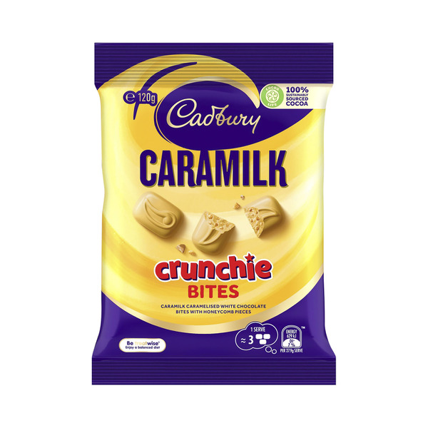 Cabdury Caramilk Crunchie Bites