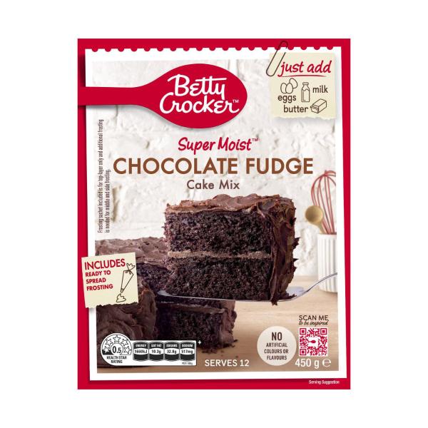 Betty Crocker Cake Mix Chocolate Fudge 450g