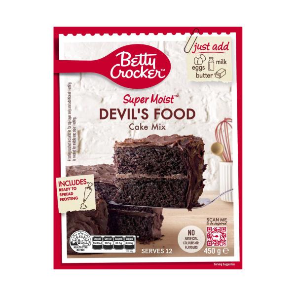 Betty Crocker Devils Food Cake Mx 450g