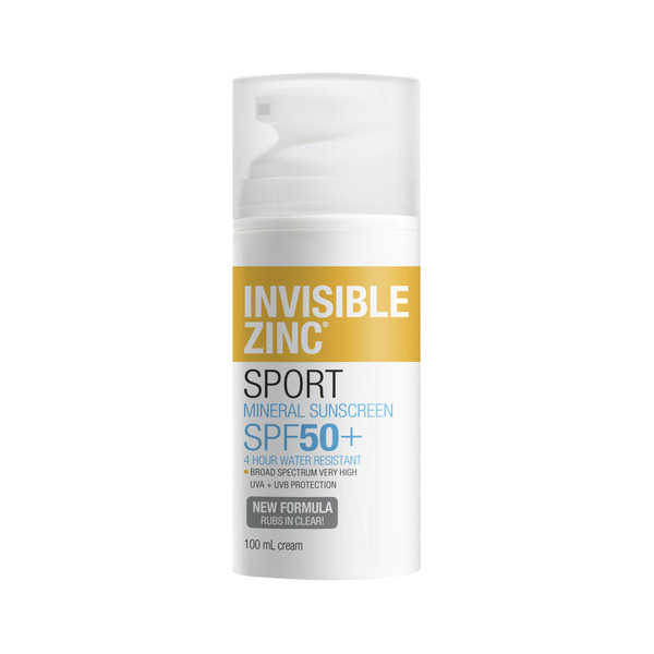 Invisible Zinc 4Hr Water Resistant SPF 50+