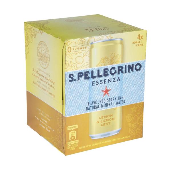 Sparkling Lemon & Lemon Zest 4x330mL