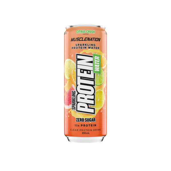 Muscle Nation Sparkling Protien Water Citrus Crush