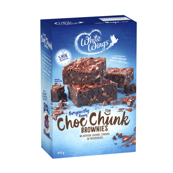 White Wings Choc Chunk Brownie Mix