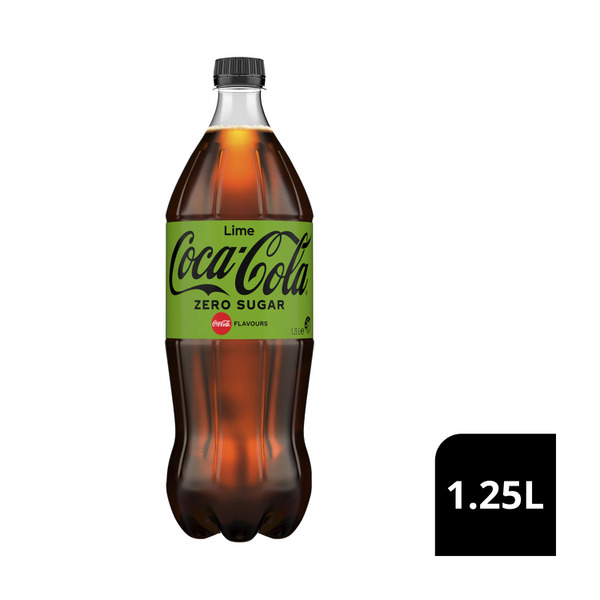 Coca-Cola Soft Drink Coke With Lime Zero 1.25L