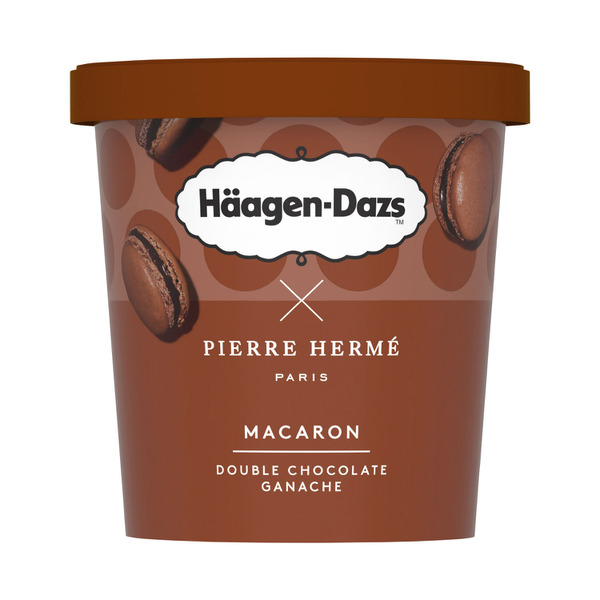 Haagen Dazs X Pierre Herme Paris Ice Cream Macaron Dbl Chocolate Ganache