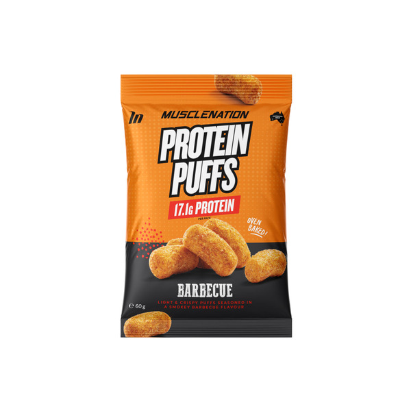 Muscle Nation Protein Puffs Barbecue 60g