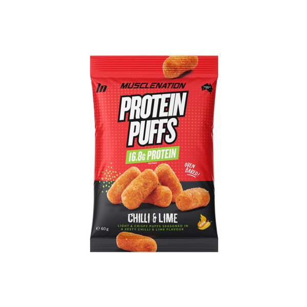 Muscle Nation Protein Puffs Chilli & Lime