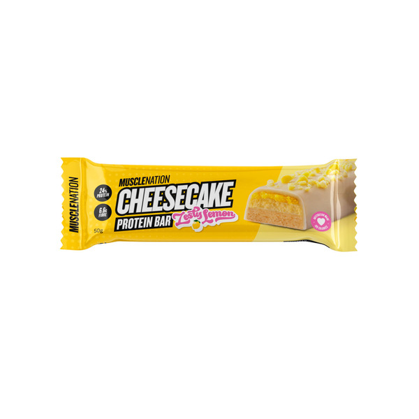 Muscle Nation Cheesecake Protein Bar Lemon 50g