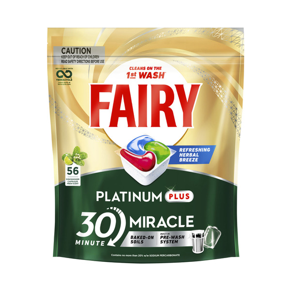 Fairy Platinum Plus Fresh Scent Dishwashing Tablets