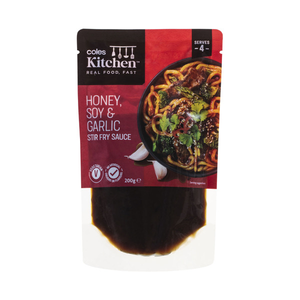 Coles Kitchen Honey Soy & Garlic Stir Fry Sauce