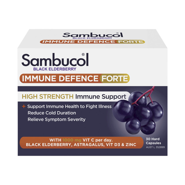 Sambucol Black Elderberry Immune Defence Forte | 30 pack