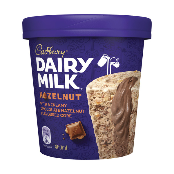 Cadbury Dairy Milk Hazelnut Ice Cream 460mL