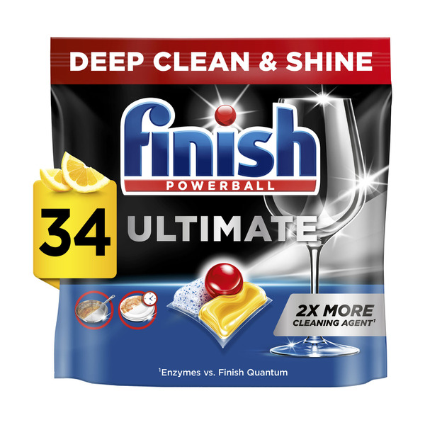 Finish Ultimate Dishwashing Tablets Lemon Sparkle