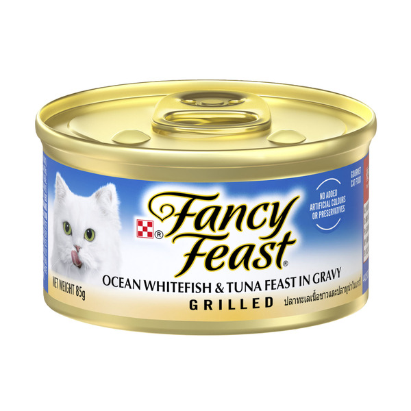 Fancy Feast Grilled Ocean Whitefish Tuna Cat Food