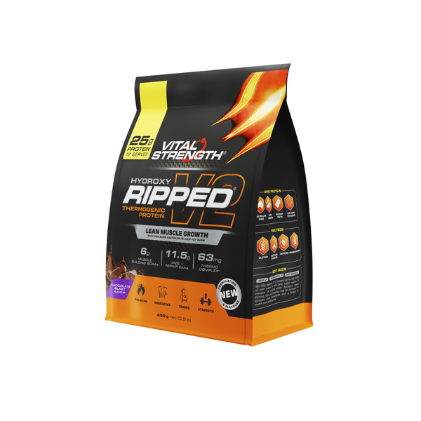 Vital Strength Ripped Thermogenic Protein Powder Chocolate Blast