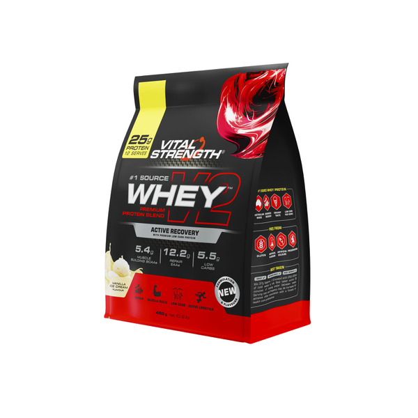 Vital Strength Whey Premium Protein Powder Blend Vanilla Ice Cream