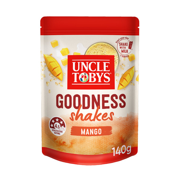 Uncle Tobys Goodness Shakes Mango Smoothie Powder