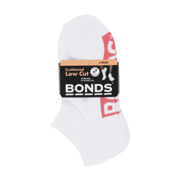 Bonds Women's Logo Low Cut L7292U Size 3-8