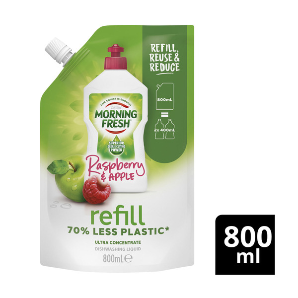 Morning Fresh Dishwashing Liquid Raspberry & Apple Refill