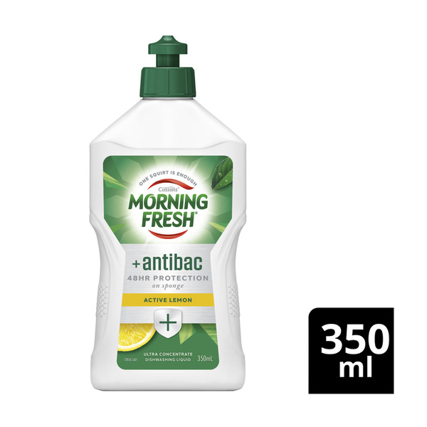 Morning Fresh Dishwashing Liquid Antibacterial Active Lemon