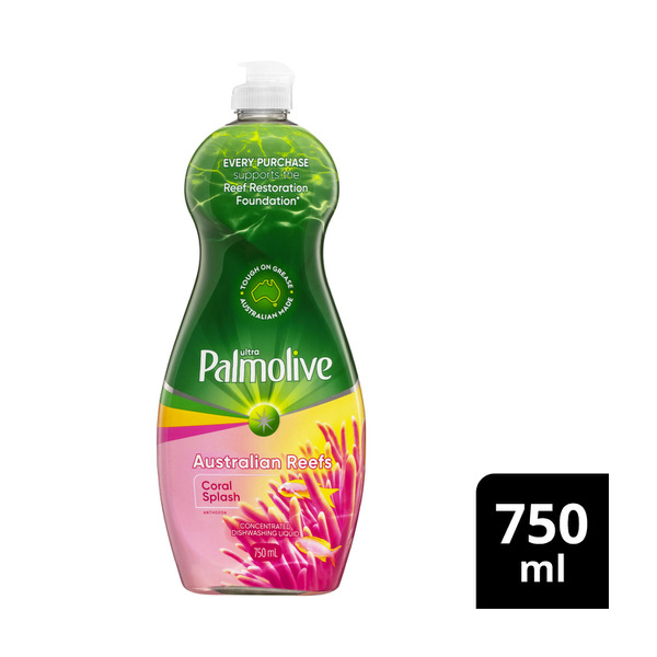 Palmolive Dishwashing Liquid Ultra Australian Reefs Coral Splash