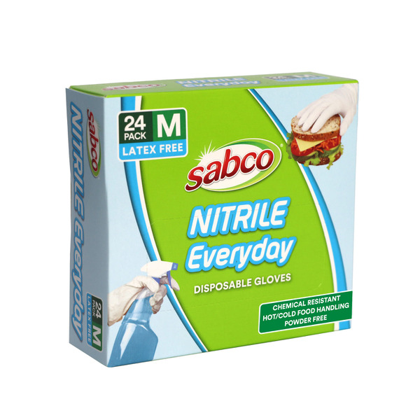 Sabco Nitrile Everyday Disposable Gloves Medium