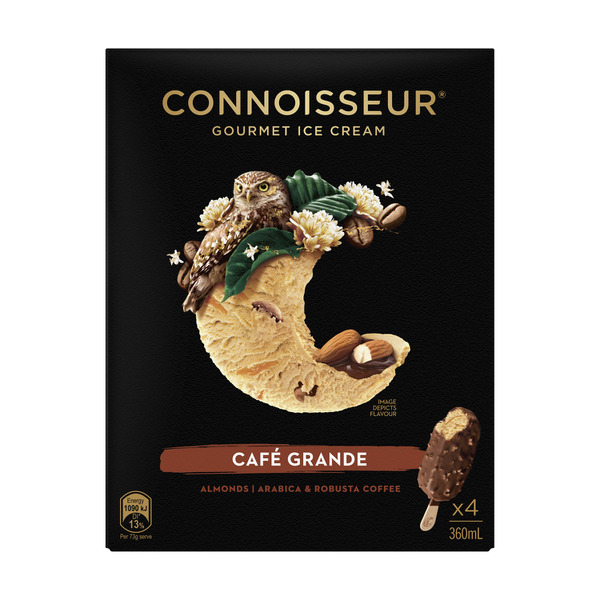 Connoisseur Ice Cream Cafe Grande 4 Pack