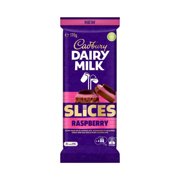 Dairy Milk Raspberry Slices Chocolate Block