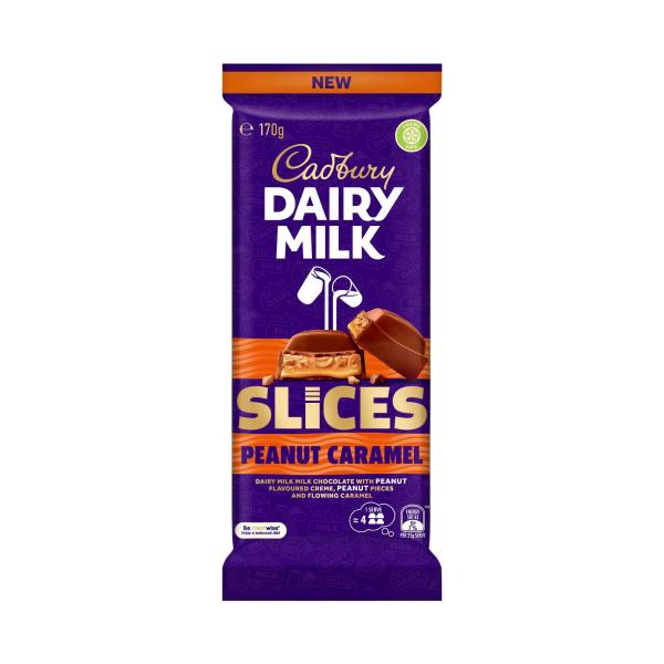 Dairy Milk Peanut Caramel Slice Chocolate Block