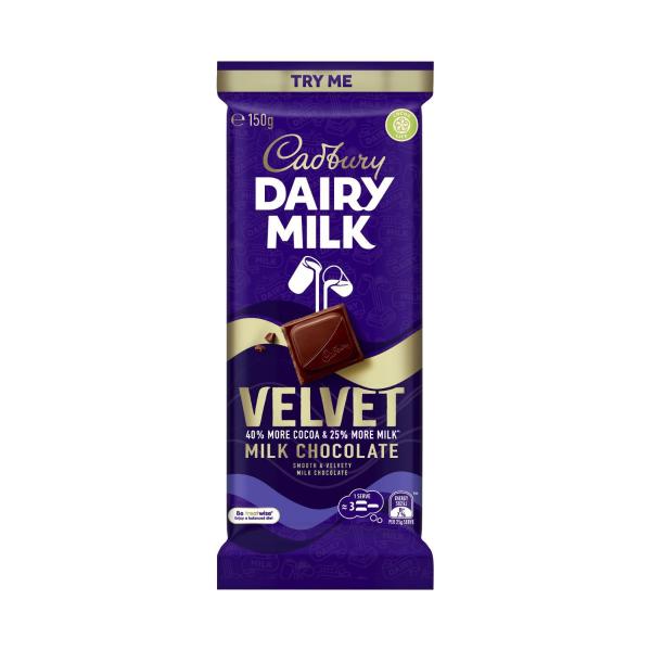 Dairy Milk Velvet Block Chocolate