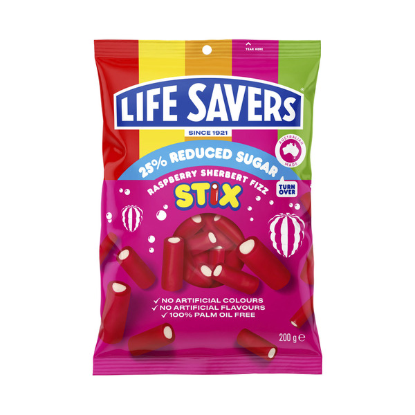 Life Savers Raspberry Reduced Sugar Stix