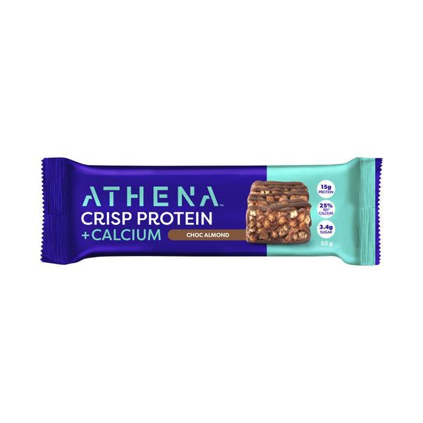 Athena Protein Crisp + Calcium Bar Choc Almond