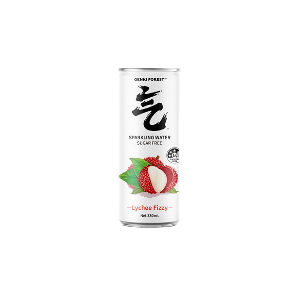 Genki Sparkling Water Lychee 6x330mL