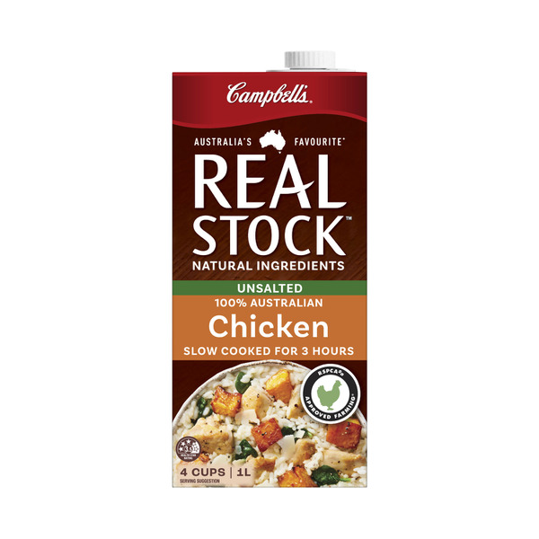 Campbells Real Stock Unsalted Chicken