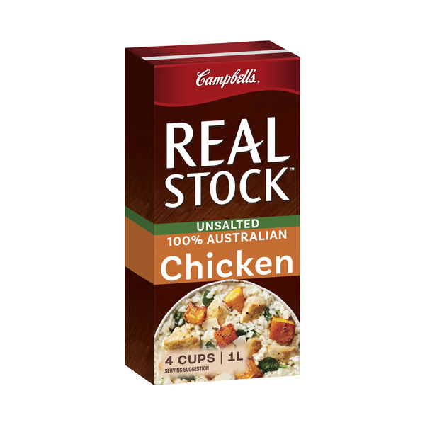 Campbells Real Stock Unsalted Chicken